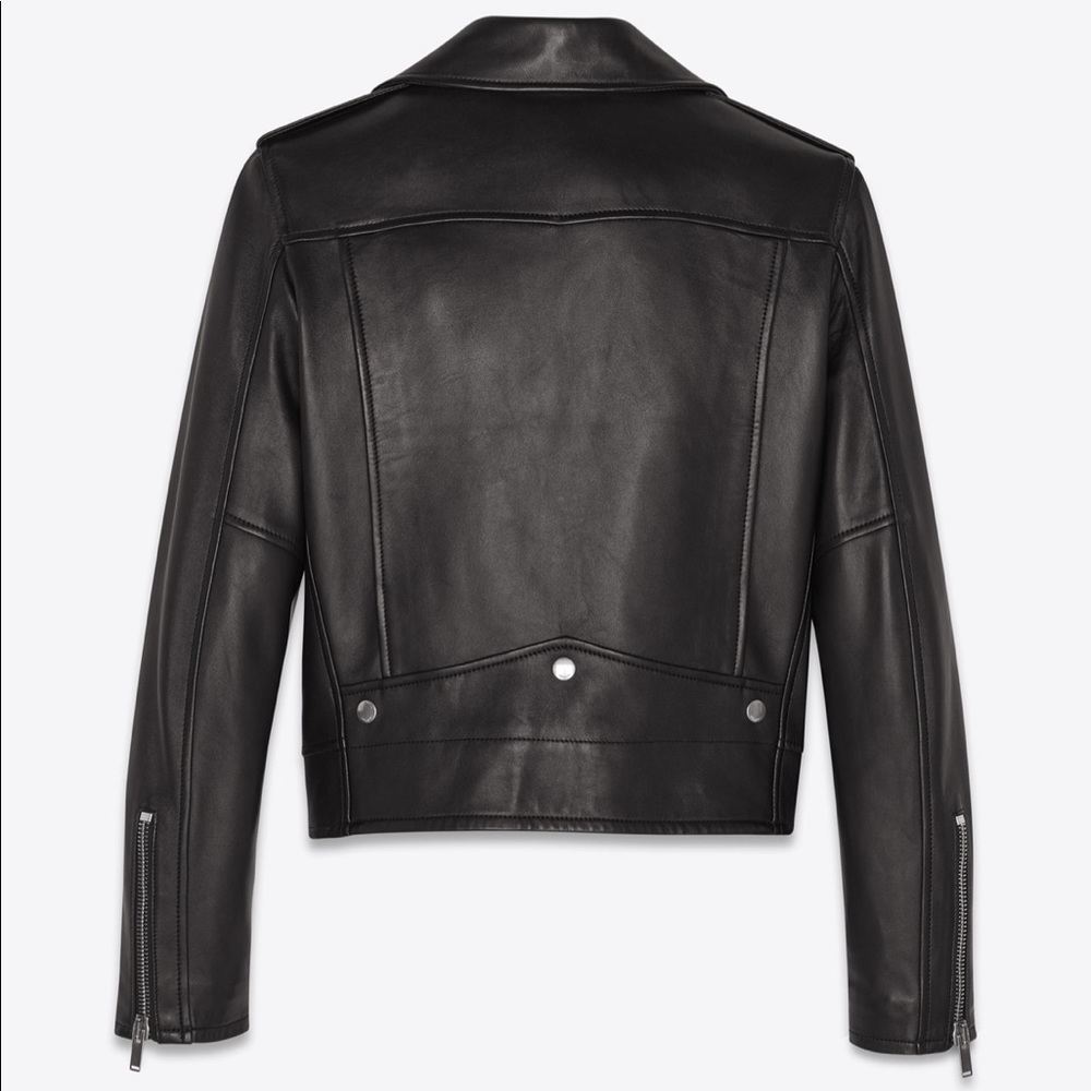Saint Laurent Lambskin Leather Jacket - Picture 2 of 3